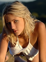 Zemani.com Mila - Magic young Mila with perfect breast shows her body in the mountains.